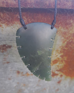 Large Abstract Raputa Whale Tail/Tooth Shield