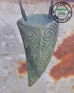 Large Abstract Engraved Shield