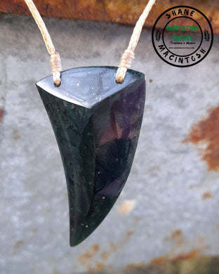 Pyramid Curved Abstract Serpentine Shield