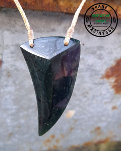 Pyramid Curved Abstract Serpentine Shield